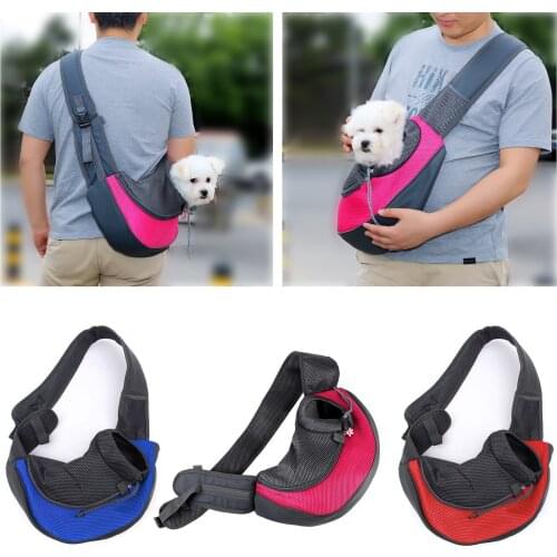 Portable Pet Dog Cat Puppy Carriers Bags Breathable Mesh Comfort Pet Travel Tote Sling Shoulder Bags Backpack