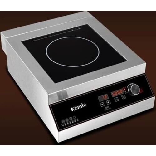 Commercial Induction Cooker 5000W Explosive Stirring Furnace Fireplace Desktop Embedded 220V/380V KAO20005