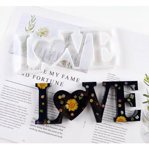 LOVE HOME FAMILY DIY Crystal Epoxy Resin Mold Ornament Making Silicone Mold Making Tool Christmas Decorative Handmade Craft