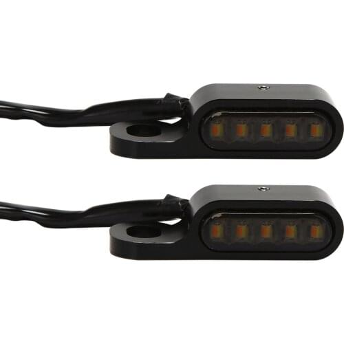 Motorcycle Handlebar DRL Turn Signal Lamp Blinker Daytime Running Driving Lights for 883