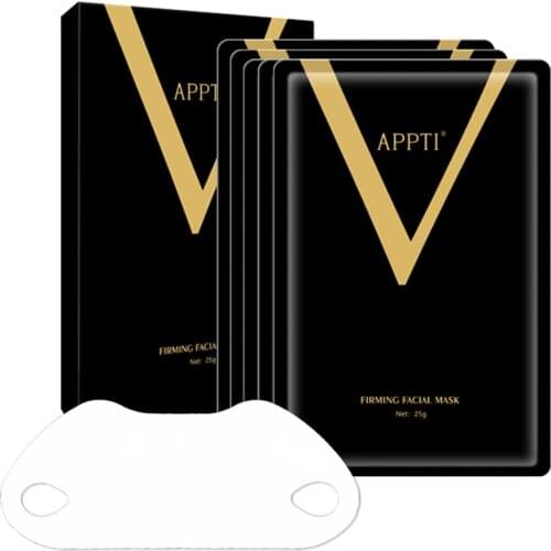 V- Shaped Mask Ear Hook Ace Masks Firming Slimming Mask For Chin Line Contour Lifting Up Firming Moisturizing Face Care Masks