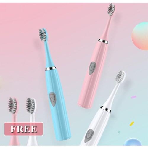 3 In 1 Waterproof Electric Toothbrush Upgraded Sonic Electrric Toothbrush Ultrasonic Smart Toothbrush Replaceable Best Gift