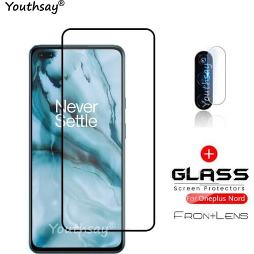For Oneplus Nord Glass Screen Protector Tempered Glass for Oneplus Nord 8T 7T N10 N100 Glass Camera Lens Film Oneplus Nord