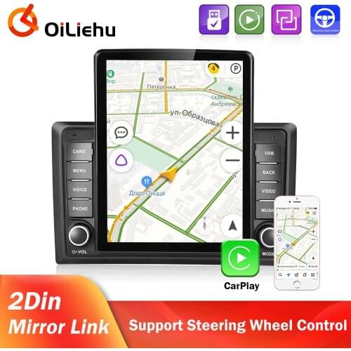 OiLiehu 2Din Car Radio 9.5" Vertical Screen 2 din stereo receiver For VW Nissan Hyundai Toyota Lada Vesta kia Peugeot Universal
