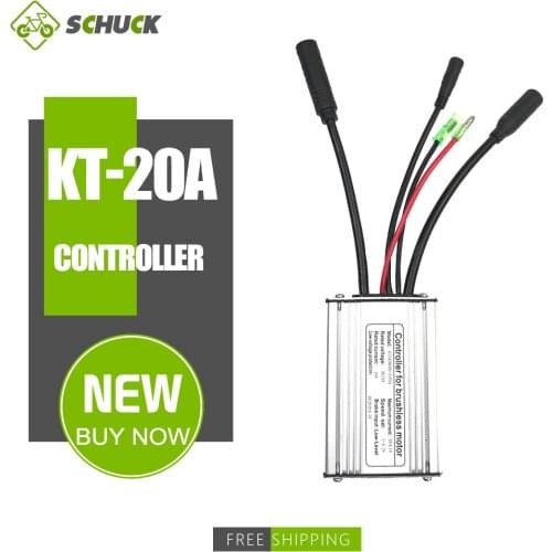 Ebike Brushless Controller KUNTENG 24V 250W 350W 20A 6 Mosfet For KT LCD3 LCD4 LCD8 Display Electric bike Conversion Kit