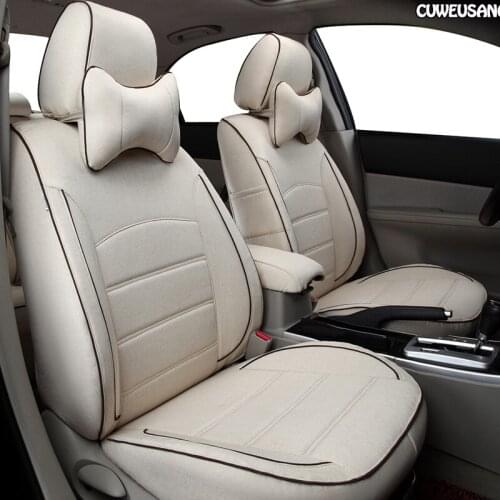 CUWEUSANG Custom FLAX car seat covers For Mercedes-Benz A180 A200 A220 B180 B200 B260 S320 S350 S450 S500 S300 S280 S600 S400