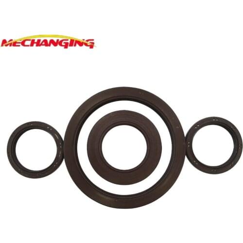 FOR CITROEN BERLINGO C3 OR FOR PEUGEOT 307 1.6 NFU TU5JP4 4PCS Crankshaft Oil Seal Engine Parts Engine Gasket