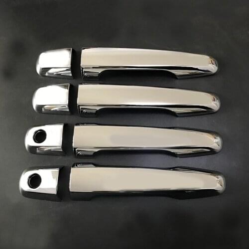 For Mitsubishi l200 triton 2006 2007- 2014 Chrome car door handle cover exterior accessories
