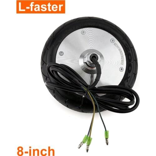 24V/36V/48V 150W Electric Scooter 8 Inch Wheel Motor Electric Brushless Hub Motor For Electric Kickscooter 8" Non-Pneumatic Tyre