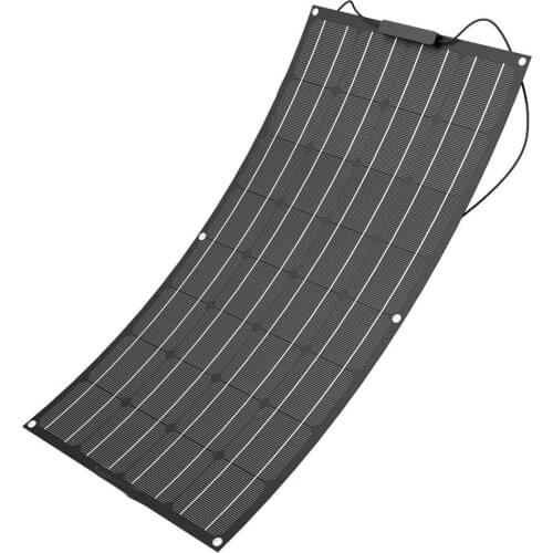100w flexible solar panel 12V/18V for solar car boat led solar street light mono solar cell