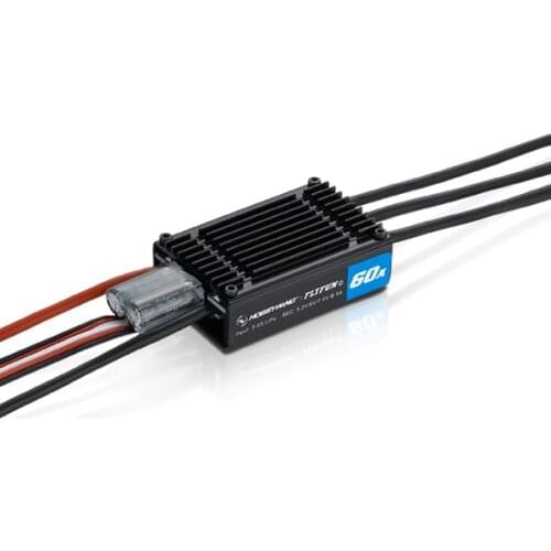 Hobbywing FlyFun V5 60A ESC 3-6S Lipo Brushless Electrical Speed Controller Motor for Drone Airplane