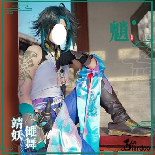Game Genshin Impact Xiao Cosplay Costume Halloween