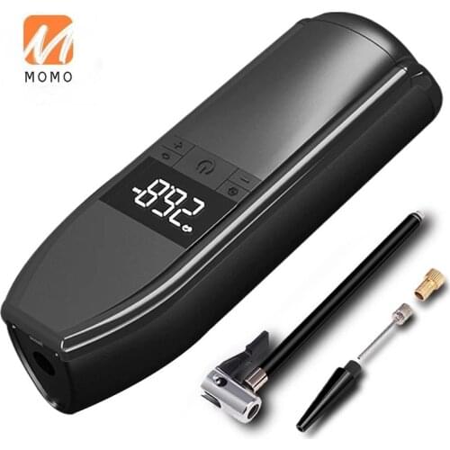 Mini Rechargerable Car Air Compressor Pump Wireless Car Tire Inflator Handle 150psi Portable for 12v Car Motorcycles Bicycles