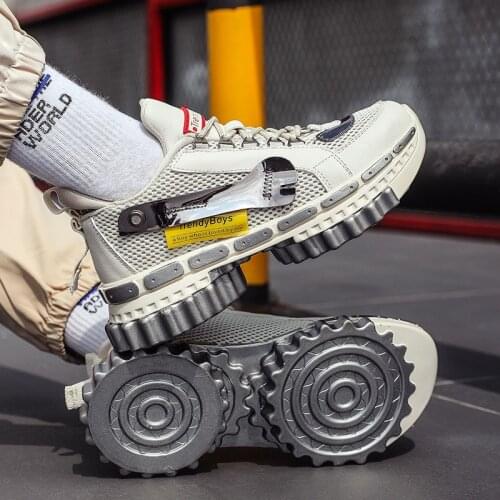 2021 Fashion Men Designer Breathable Casual Shoes Chunky Sneakers New Comfortable Platform Trending Mens Trainers Zapatos Hombre