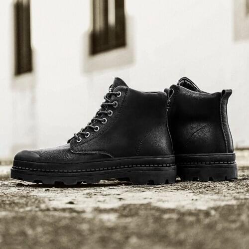 Men Casual Flat Shoes Black Sneakers Mens Hightop Shoes High Top Men Casual Mens Sneaker Man Shoe Zapatillas Negras Leisure