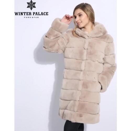 Normcore rabbit fur coat O-Neck fur coat Fashion new rex rabbit fur coat Casual real rex rabbit fur coat Medium 2847M90