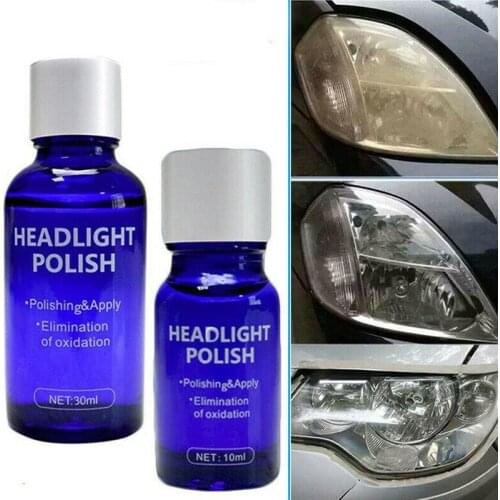 Headlight Polisher 10/30ml Car Headlight Repair Coating Solution Repair Kit Oxidation Rearview Coating Headlight Polishing