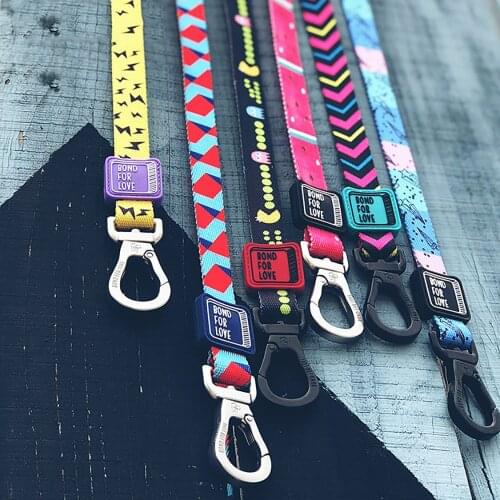 Pet Dog Leash Print Dog Leashes Rope Small Medium Lead for Dogs Cat Puppy 120 cm Soft Breathable Chihuahua Walking Leads