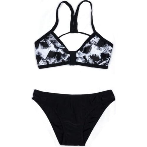 PREETEE New 2018 Hot Design Swimwear Women Sexy Low Waist Black Printing Bikini Brazilian Lattice Solid Color Thong Swimsuits