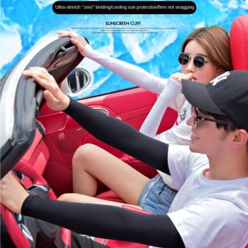 1 Pairs Unisex Cooling Arm Sleeves Elbow Cover Cycling Run Fishing UV Sun Protection Outdo Women Nylon Cool Arm Sleeves