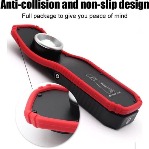LED COB Work Light USB Rechargeable Magnetic Emergency Flashlight with Hook Waterproof Lantern Lamp for Car Repair Camping