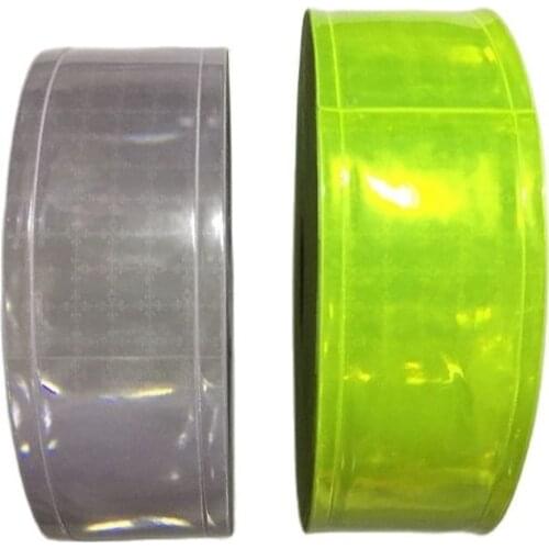5cm*5M Micro Prism Reflective Lattice Strip Warning Clothing PVC Tape Garment Auxiliary Materials