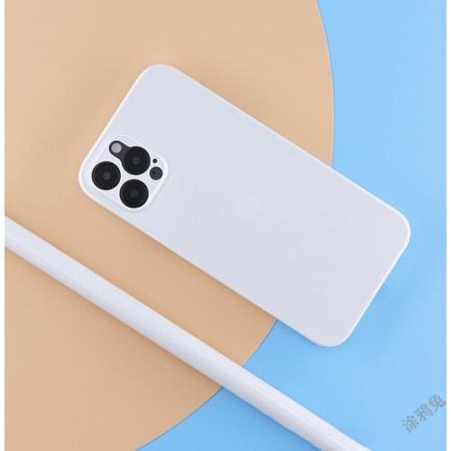 Ultrathin PP 0.35mm matte Frosted Case For iPhone 12 pro max mini Slim Super Thin Ultra Thin Plastic Protective Cover