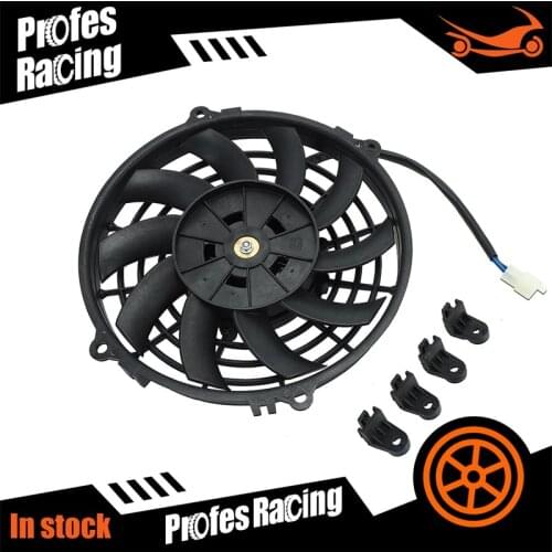 Motorcycle Cooling Fan 8in 12V 80W Universal Car Air Conditioner Condenser Cooling Fan Radiator For 150CC 200CC 250CC ATV Quad