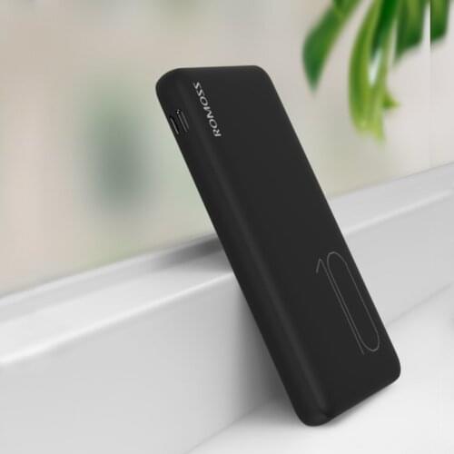 ROMOSS PSP10 Power Bank 10000mAh Slim USB 10000mAh Powerbank Portable External Battery Charger Poverbank for Xiaomi Mi iPhone 11