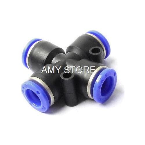 10mm to 10mm 4 Way Splitter Push in Connector Pneumatic Quick Fittings