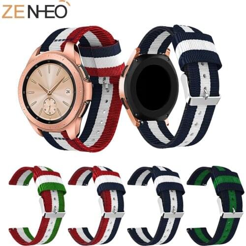 20mm Nylon Watch band for Huami amazfit bip Pace Youth Lite Replacement Bracelet Watches Strap for Samsung Galaxy Watch 42MM