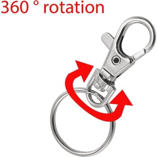 20 small removable screw caps for key rings - carabiner key chain - cosmetics & jewelery