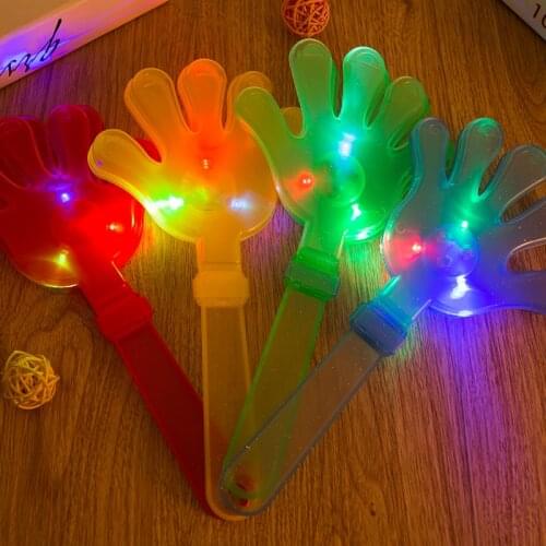 5 Pcs A Lot Party Supply Kindergarten Children Clap LED Toys Birthday Concert Night Market Stall Gas Shoot Light Hand