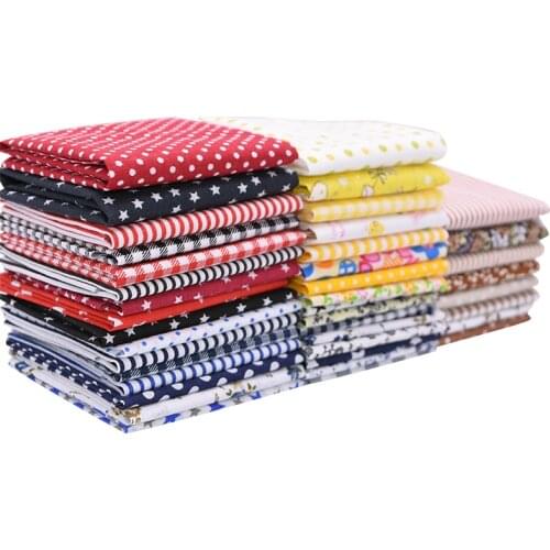 8pcs 25*25cm Cotton Fabric Printed Cloth Sewing Quilting Fabrics for Home Patchwork Needlework DIY Handmade Cloth Accessories .8