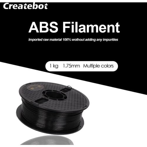 High quallity 3d printer ABS filament 1.75mm 1kg plastic Consumables Material for Createbot 3D MakerBot