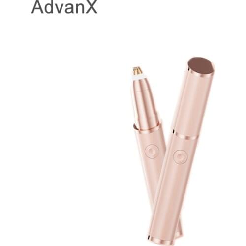 AdvanX Eyebrown Trimmer Remover Washbale Head Facial Shaver