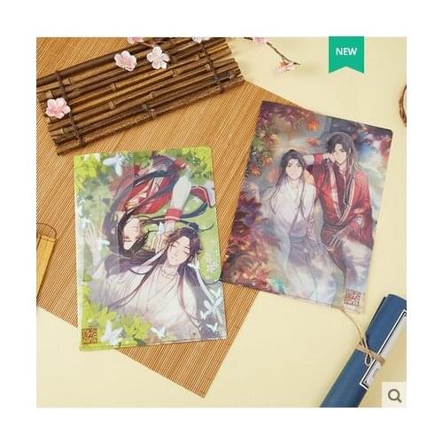 Anime Heaven Official Blessing Genuine Peripheral Multilayer Folder Silver Disc Fenglin Xie Lian File Bag