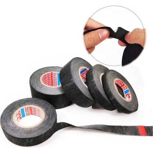 Cars Wiring Harness Tape Strong Adhesive Cloth Fabric Cable Wiring Loom Tape New Tesa Type Coroplast Adhesive Cloth