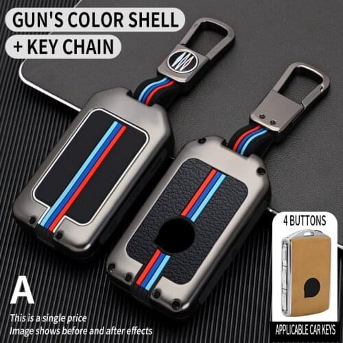 Zinc alloy Car Key Cover Case For Volvo XC40 XC60 S90 XC90 V90 2017 2018 T5 T6 2015 2016 T8 Keychain Alarm Car Remote Control