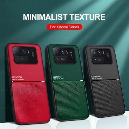 For xiaomi mi 11ulter ​case leather car magnetic holder phone cover for xiaomi 11 mi11 ultra lite 5g shockproof protector capas