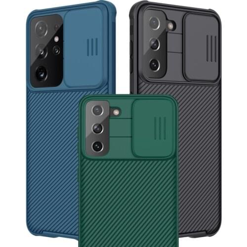 Nillkin For Samsung Galaxy S21 Ultra 6.8in /S21 6.2in /S21 Plus S21+ 6.7in Shield Pro Slide Cover Protect Camera Lens Back Case