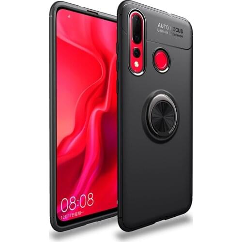 Stand Ring Cover For Huawei P Smart 2019 P Smart + Honor 10 Lite Y6 Pro 2019 Enjoy 9e P9 Shockproof Car Holder Phone Case Funda