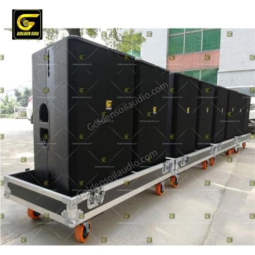 T24N 2-way Double 12 Inch Speaker Active With Crossover Full Range Speaker Bi-Amp DJ Music Equipment PA System