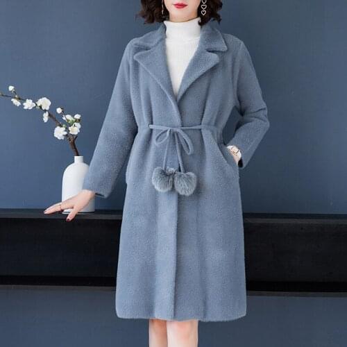 JANELUXURY Women's Coats With A Belt
