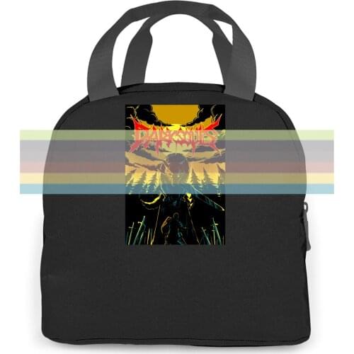 Unofficial Dark Souls Metal Band Black Style Mens women men Portable insulated lunch bag adult