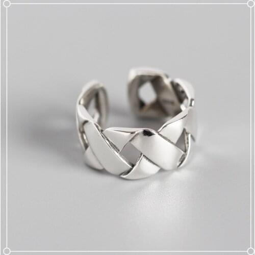 New Trendy Charm Cross Chains Rings For Women Men Boho Knuckle Party Rings Punk Cocktail Jewelry Girls Gift anillos bijoux