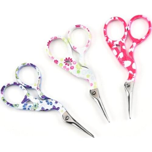 5 Kinds Embroidery Blue and White Porcelain Pattern Scissors Cross Stitch European Classic DIY Craft Tailoring Vintage Scissors