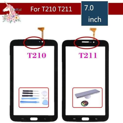 Original 7.0" For Samsung Galaxy Tab 3 7.0 SM-T210 SM-T211 T210 T211 Touch Screen Digitizer Panel Sensor Replacement