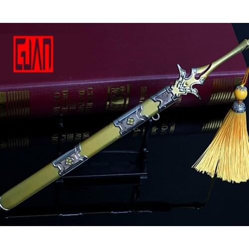 Zinc Alloy Weapon Around Weapon Model Ornaments Wei No Casual Sword 30 Cm Large Belt Sheath Sword Alloy Weapon