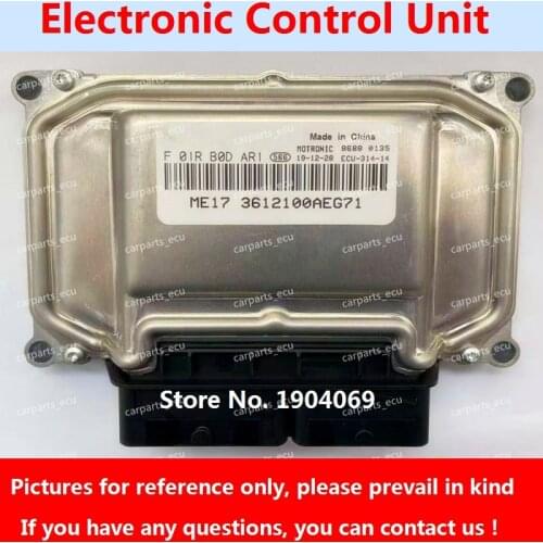 Engine Computer Board F01RB0DAR1 3612100AEG71 F01R00DAR1 ME17 ECU F01R00DR95 3612100XEG71 F01RB0DR95 For Great Wall HAVAL Car